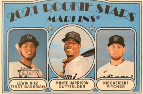 Lewin Diaz / Monte Harrison / Nick Neidert #209