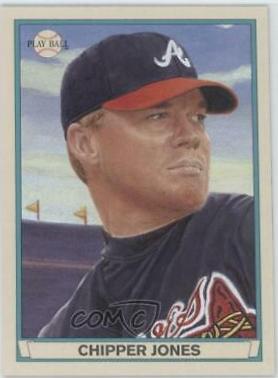 Chipper Jones [Red Back] #7