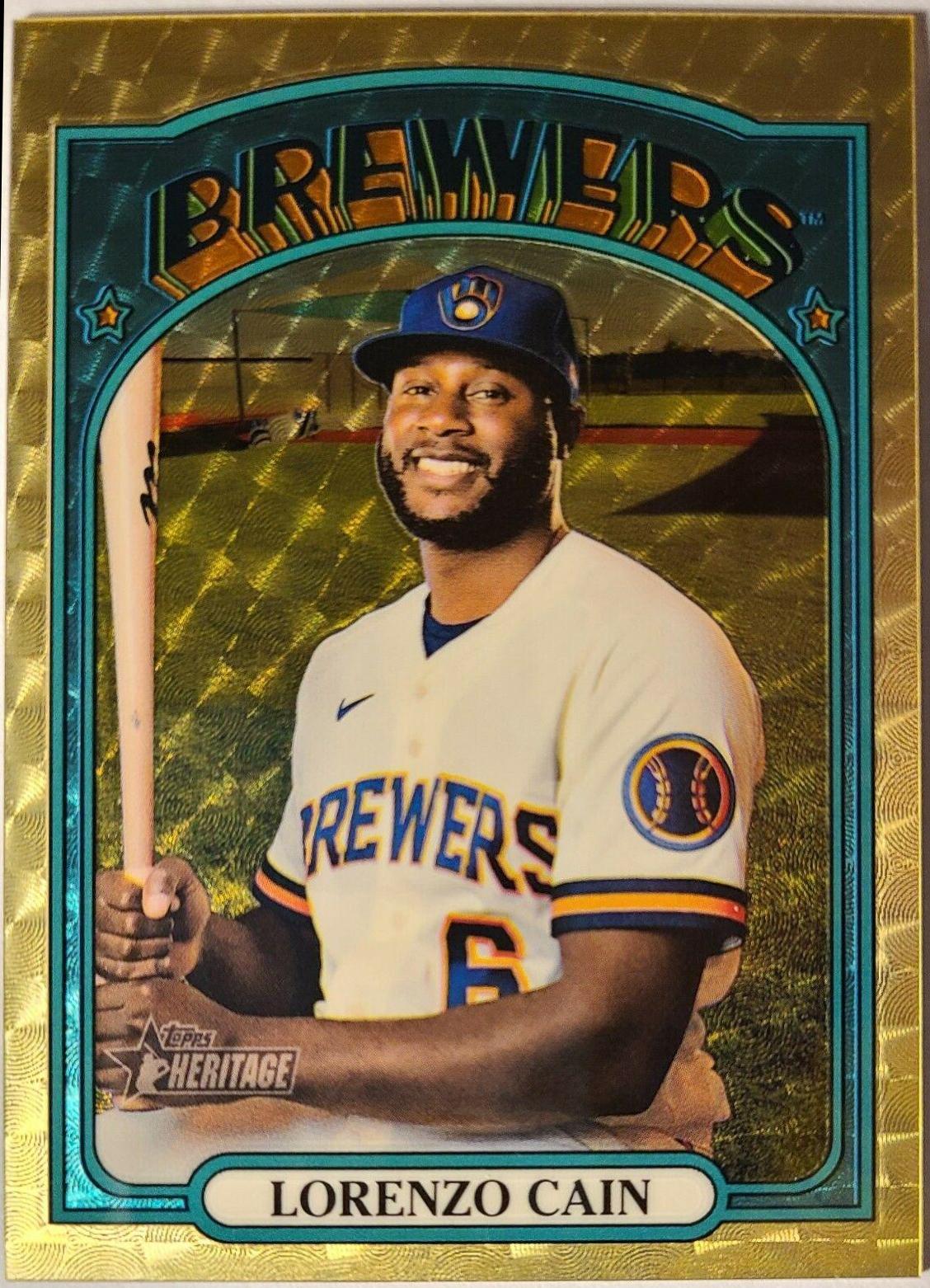 Lorenzo Cain [Chrome Gold Refractor] #660