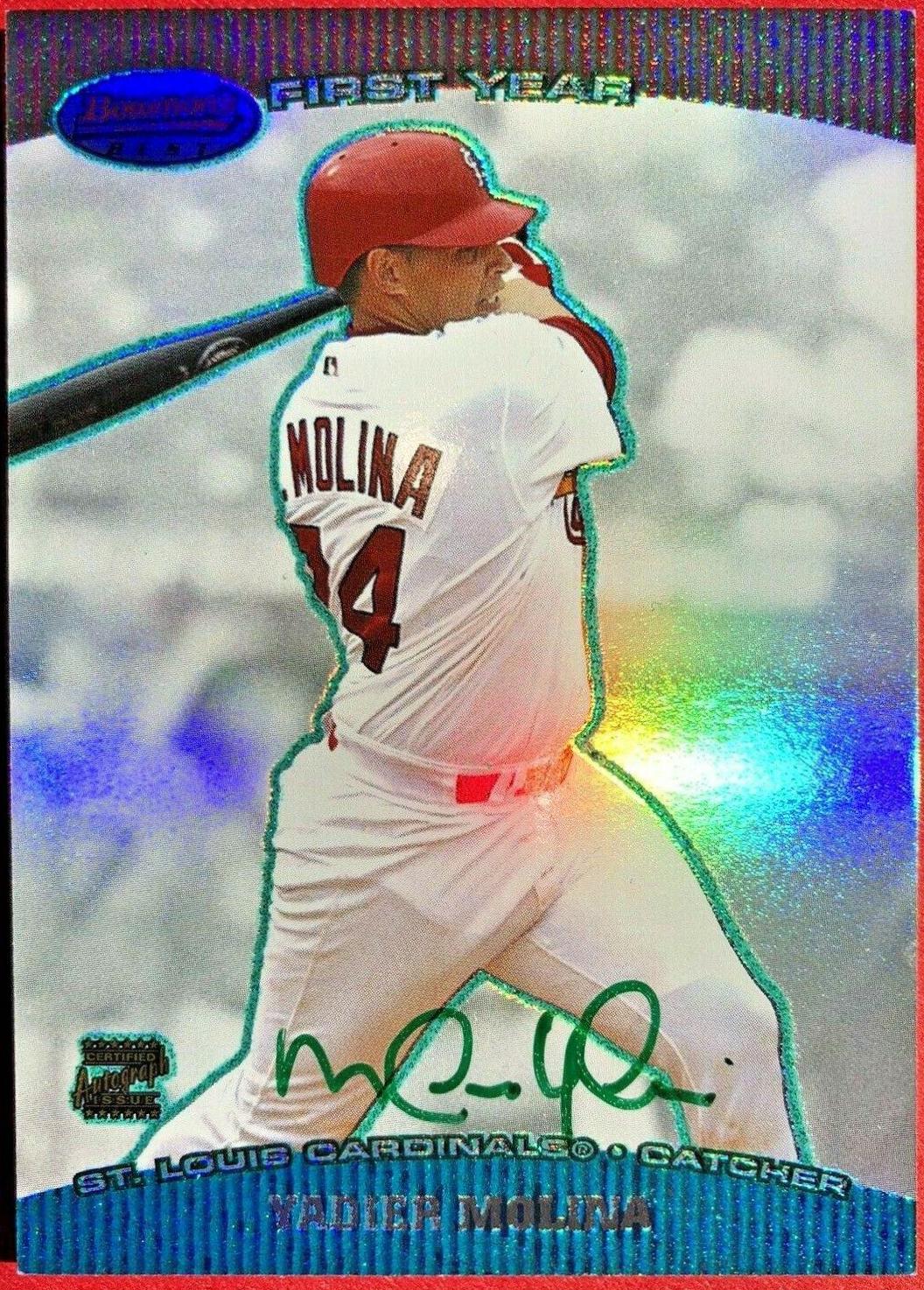 Yadier Molina [Autograph Green] #BB-YM