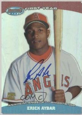 Erick Aybar [Autograph] #BB-EA