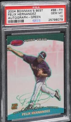 Felix Hernandez [Autograph Green] #BB-FH