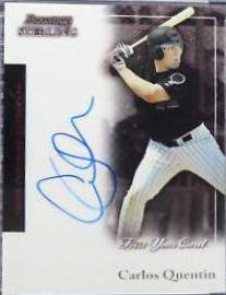 Carlos Quentin [Autograph Refractor] #BS-CQ
