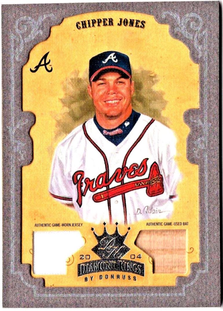 Chipper Jones [Framed Silver Bat, Jersey] #31