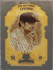 Don Mattingly [Framed Portrait Bronze Sepia] #163