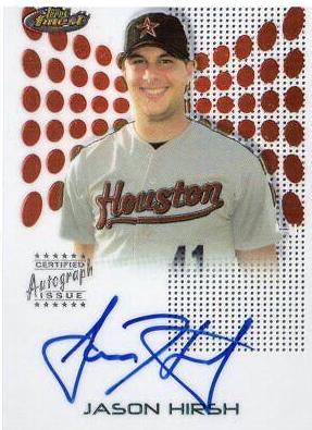 Jason Hirsh [Autograph] #114
