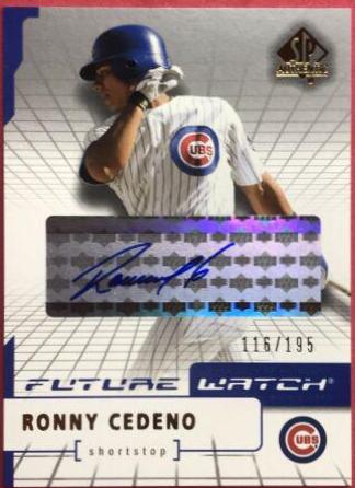 Ronny Cedeno [Autograph] #126