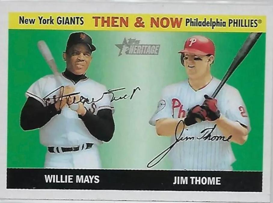 Willie Mays/Jim Thome #TN1
