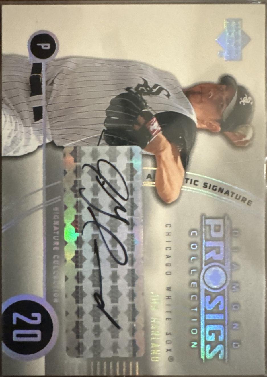 Jon Garland [Signature] #195