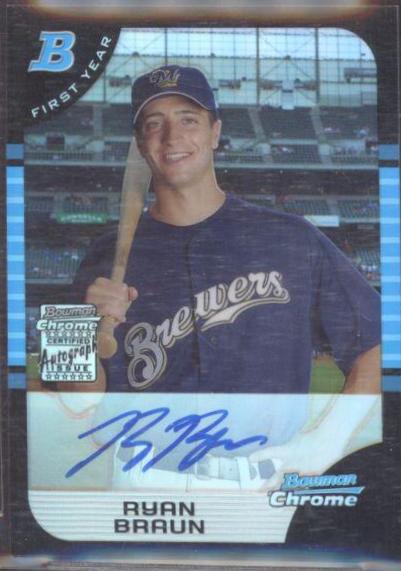 Ryan Braun [Refractor Autograph] #168