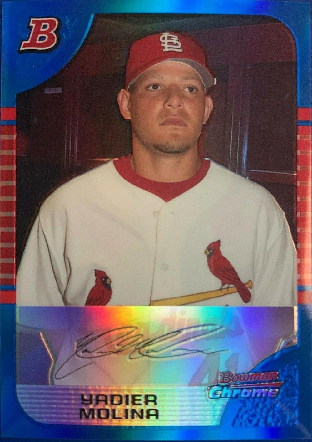 Yadier Molina [Blue Refractor] #17
