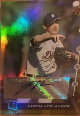 Justin Verlander [Autograph Gold] #102