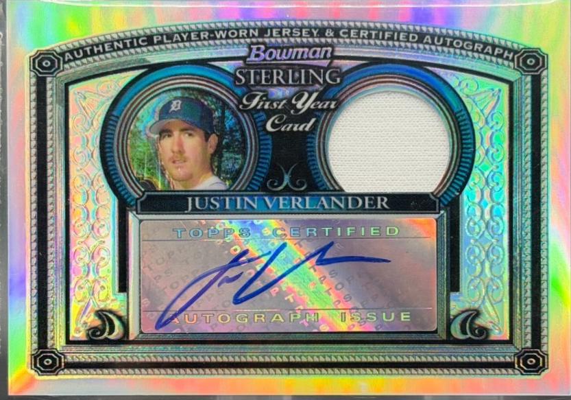 Justin Verlander [Autograph Relic Refractor] #BS-JV