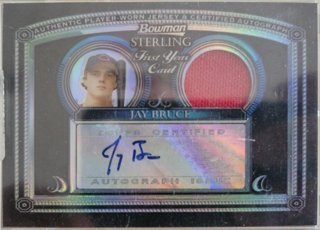 Jay Bruce [Autograph Relic Black Refractor] #BS-JB