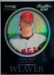 Jered Weaver [Black Refractor] #BSJWE