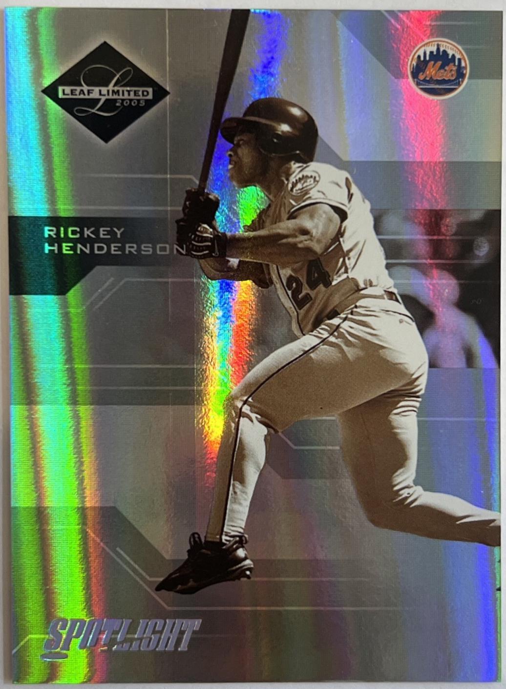 Rickey Henderson [Silver] #153