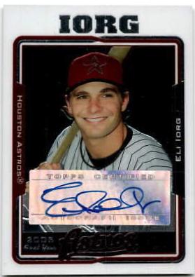 Eli Iorg [Autograph] #UH230