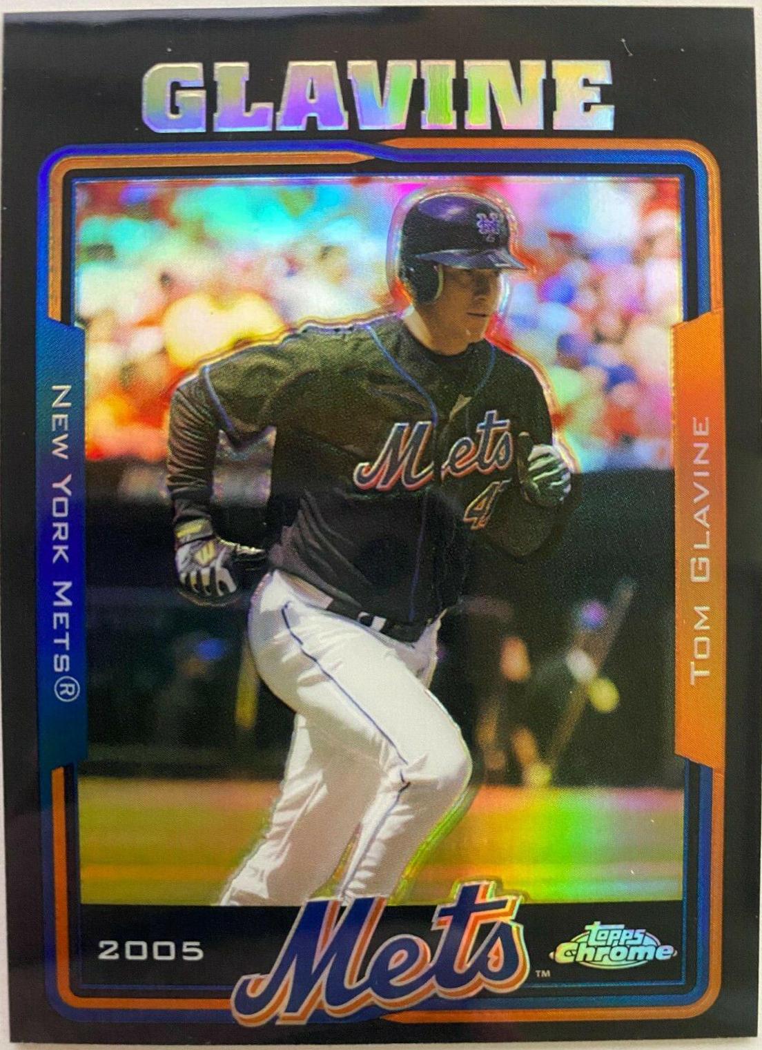 Tom Glavine [Black Refractor] #13