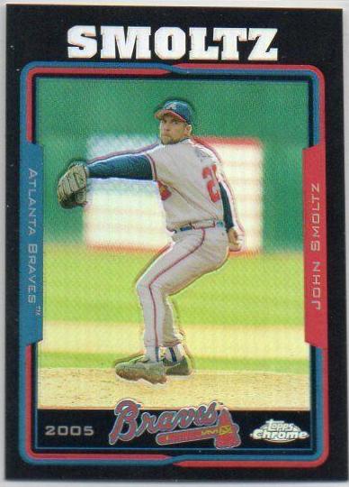 John Smoltz [Black Refractor] #18