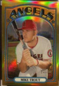 Mike Trout [Chrome Gold Refractor] #169