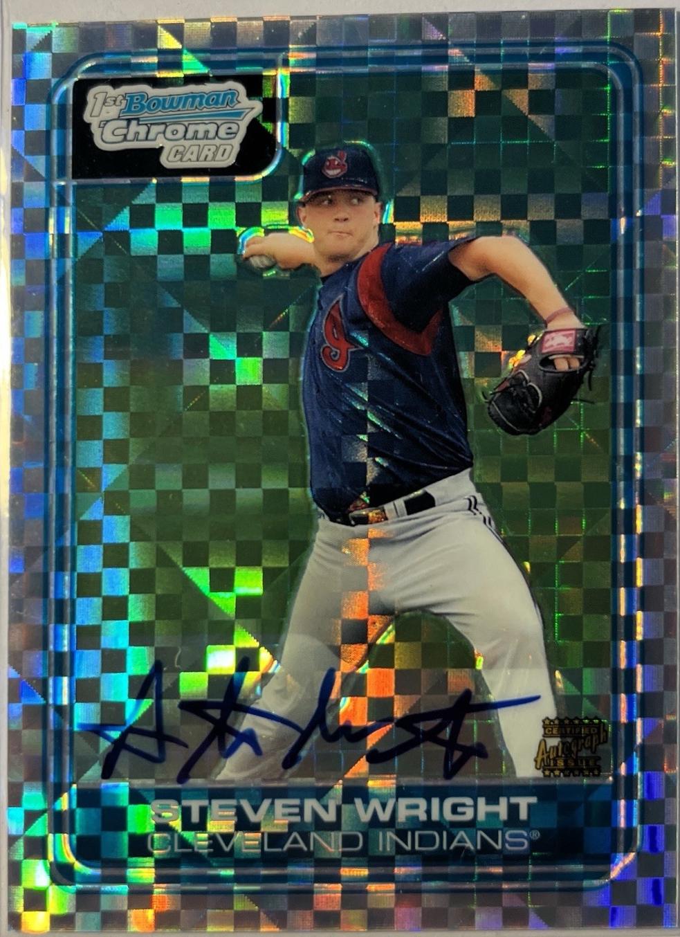 Steven Wright [Xfractor Autograph] #DP77