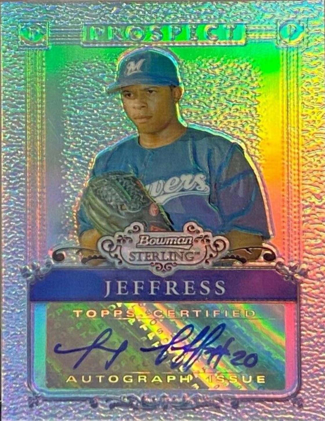 Jeremy Jeffress [Autograph Refractor] #BSPJJ