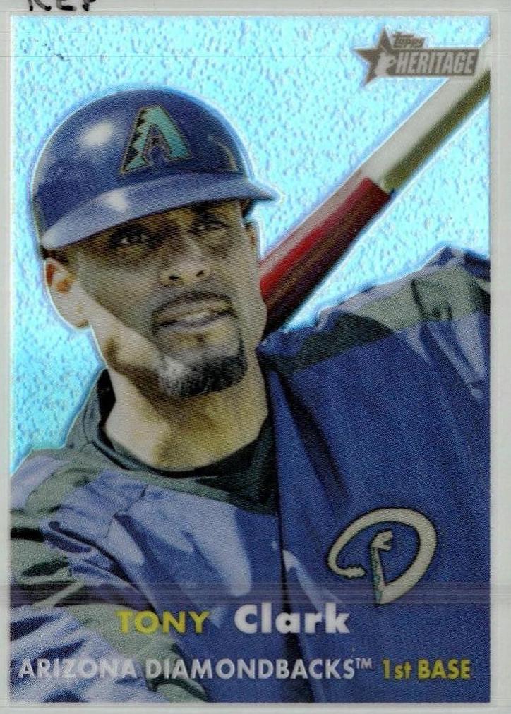 Tony Clark [Chrome Black Refractor] #102