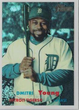 Dmitri Young [Chrome Black Refractor] #43