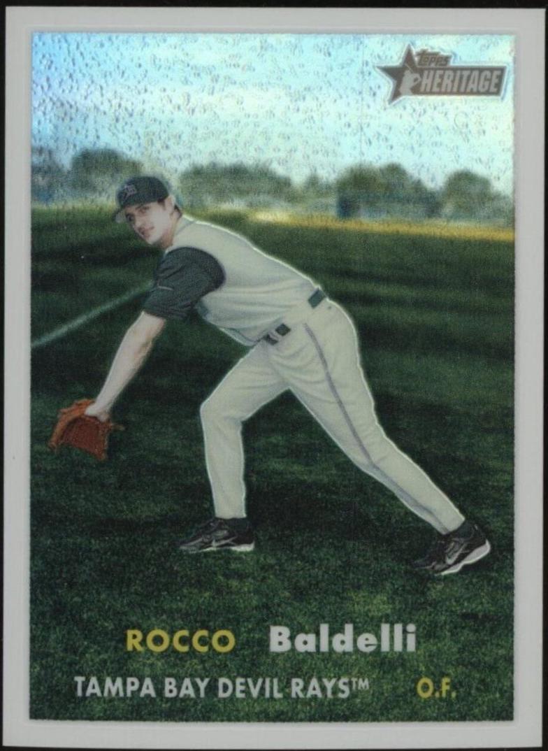 Rocco Baldelli [Chrome Black Refractor] #52