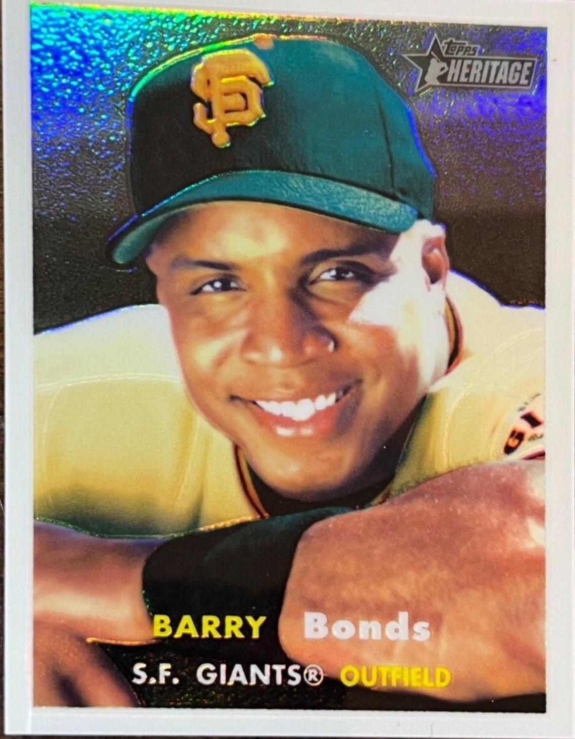 Barry Bonds [Chrome Black Refractor] #50