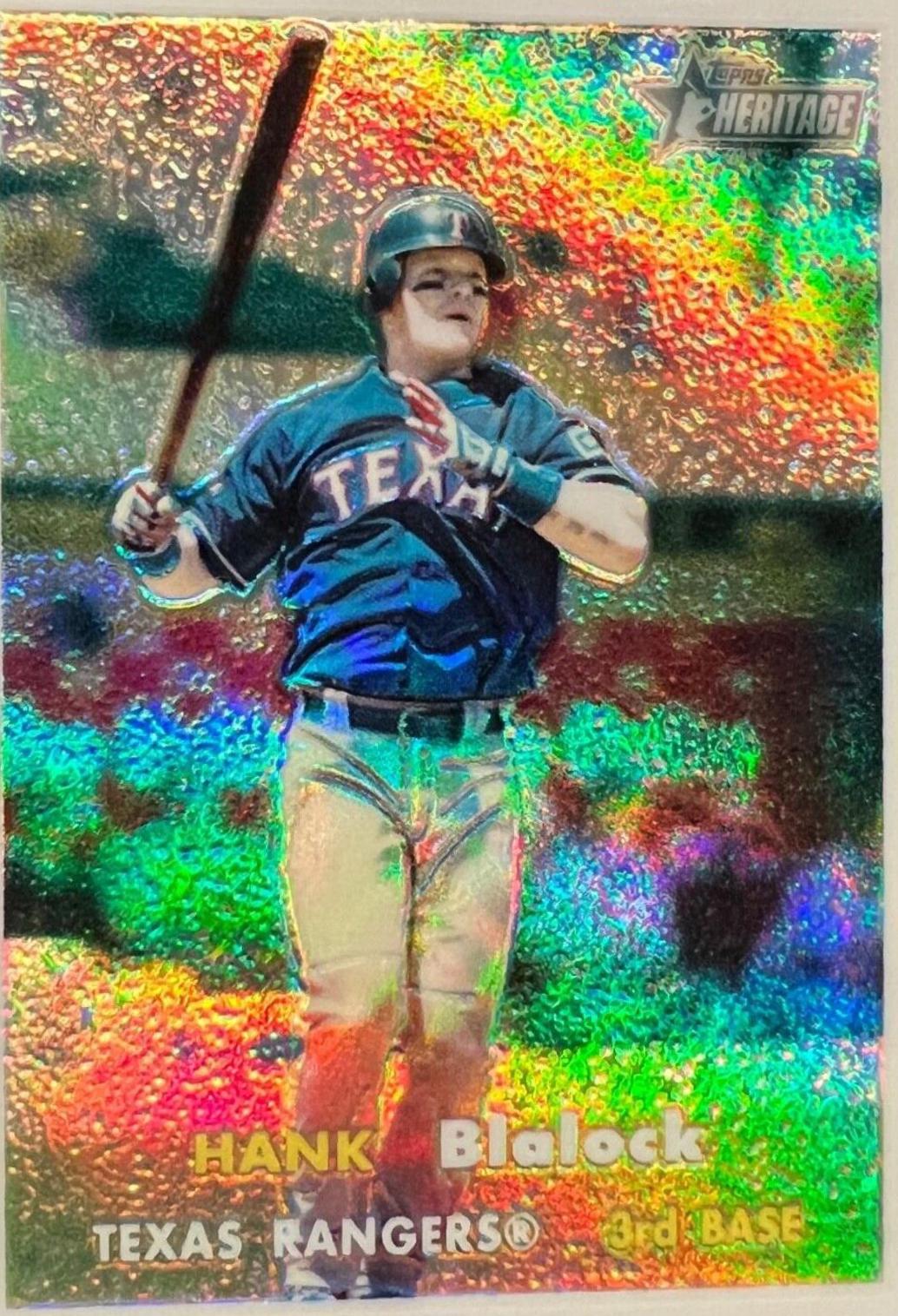 Hank Blalock [Chrome Refractor] #54