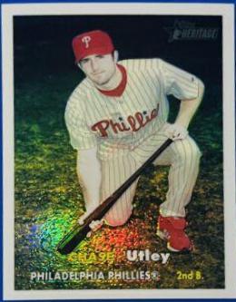 Chase Utley [Chrome Black Refractor] #60