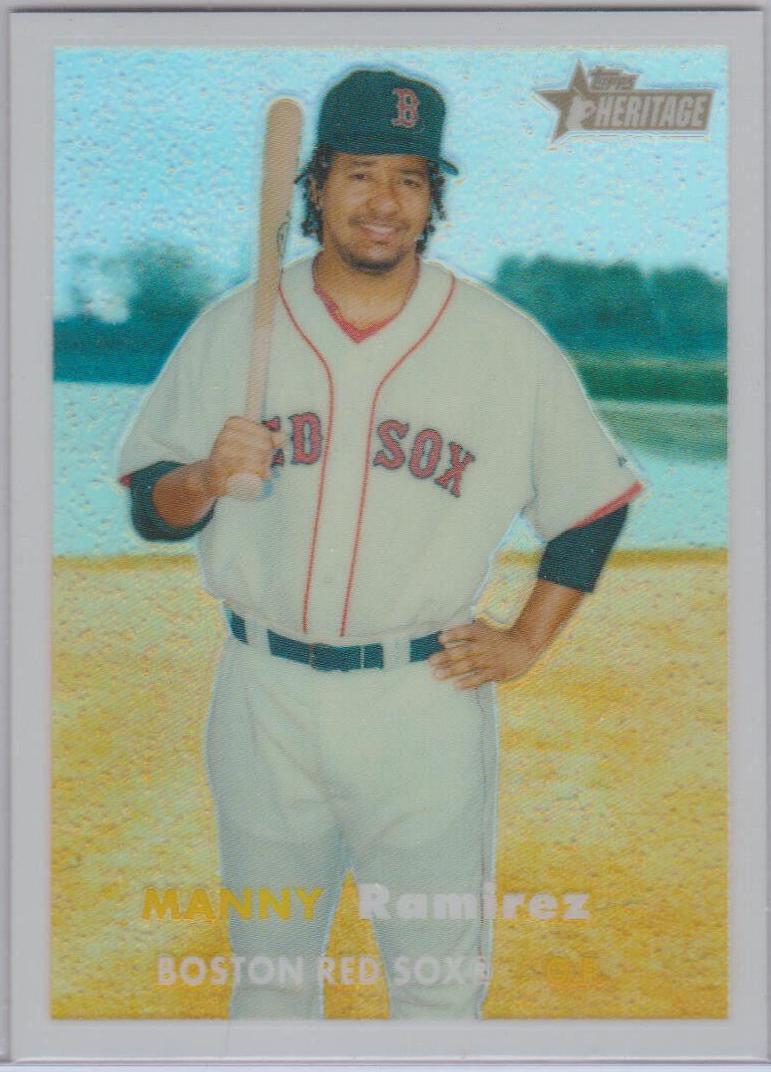 Manny Ramirez [Chrome Black Refractor] #70