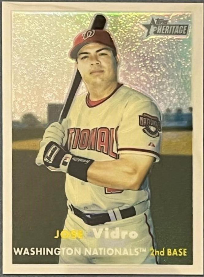 Jose Vidro [Chrome Black Refractor] #84
