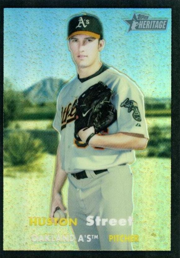 Huston Street [Chrome Black Refractor] #99