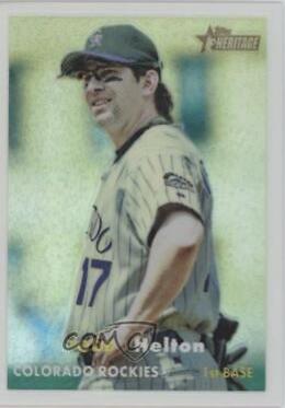 Todd Helton [Chrome Black Refractor] #97