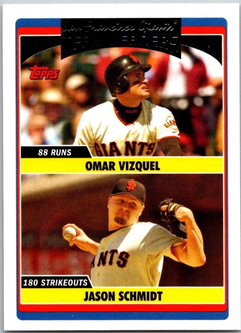 Jason Schmidt, Omar Vizquel #UH304