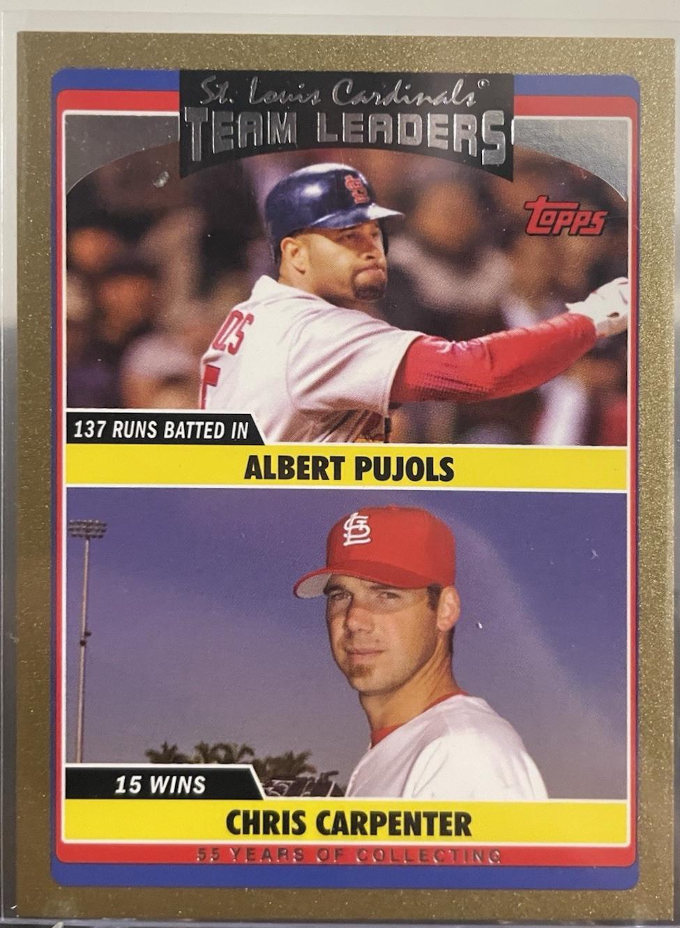 A. Pujols, C. Carpenter [Gold] #UH296