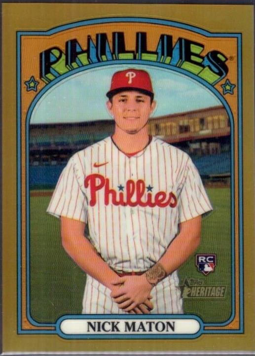 Nick Maton [Chrome Gold Refractor] #602