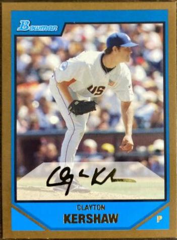 Clayton Kershaw [Gold] #BDPP77