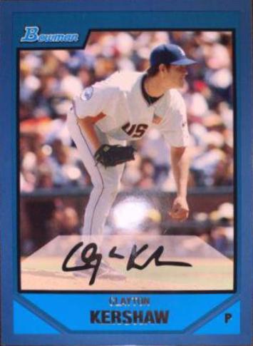 Clayton Kershaw [Blue] #BDPP77