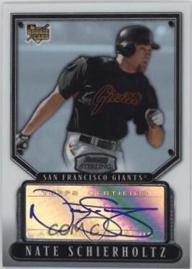 Nate Schierholtz [Autograph Black Refractor] #BS-NS
