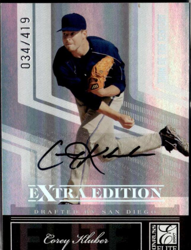 Corey Kluber [Turn of the Century Autograph] #13