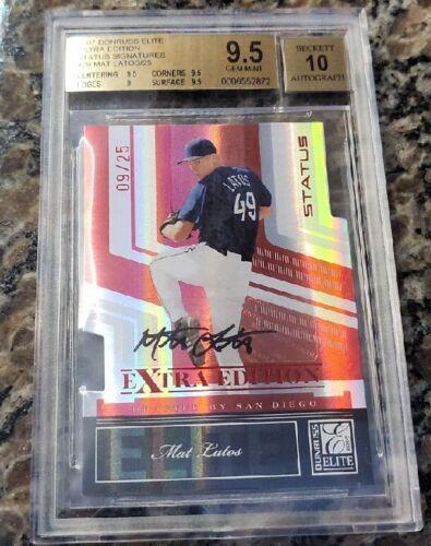 Mat Latos [Autograph Gold Status] #29