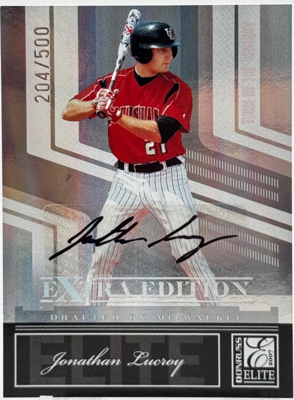 Jonathan Lucroy [Status Autograph] #54