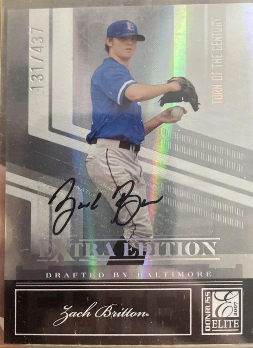 Zach Britton [Turn of the Century Autograph] #50