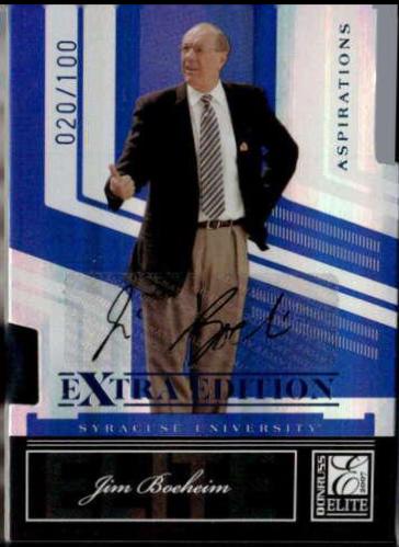 Jim Boeheim [Aspirations Autograph] #72