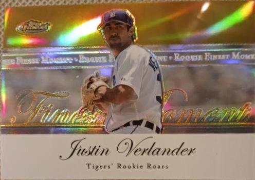Justin Verlander [Gold Refractor] #RFMJV