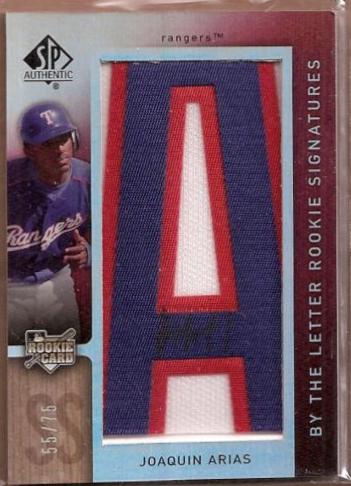Joaquin Arias [Letter Patch Autograph] #101
