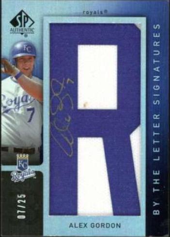 Alex Gordon [Letter Patch Autograph] #109